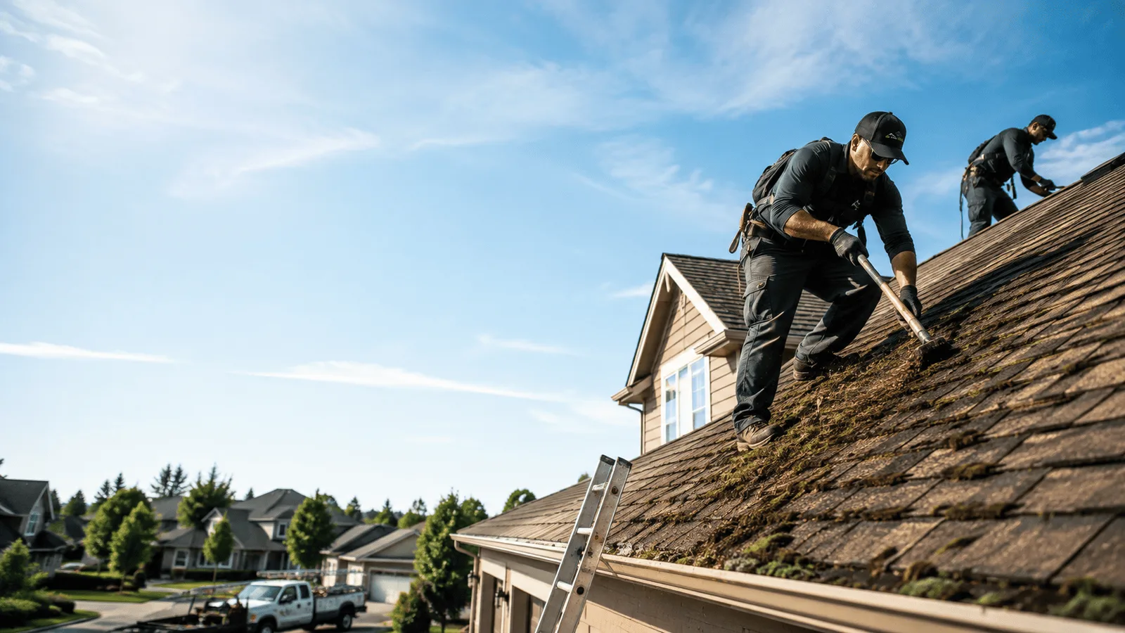 Roof Moss Removal in Flower Mound, TX near me